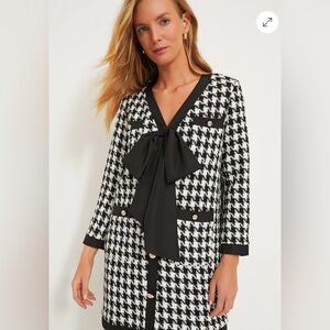 Tuckernuck Black and White Houndstooth Dress